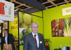 Ard Ammerlaan van Prudac shared a stand with Mooij Vegetables.